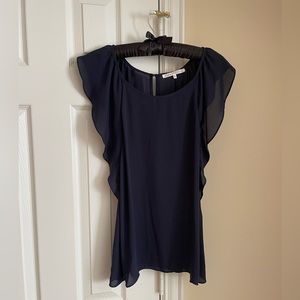 Violet + Claire blouse. Navy blue, size medium